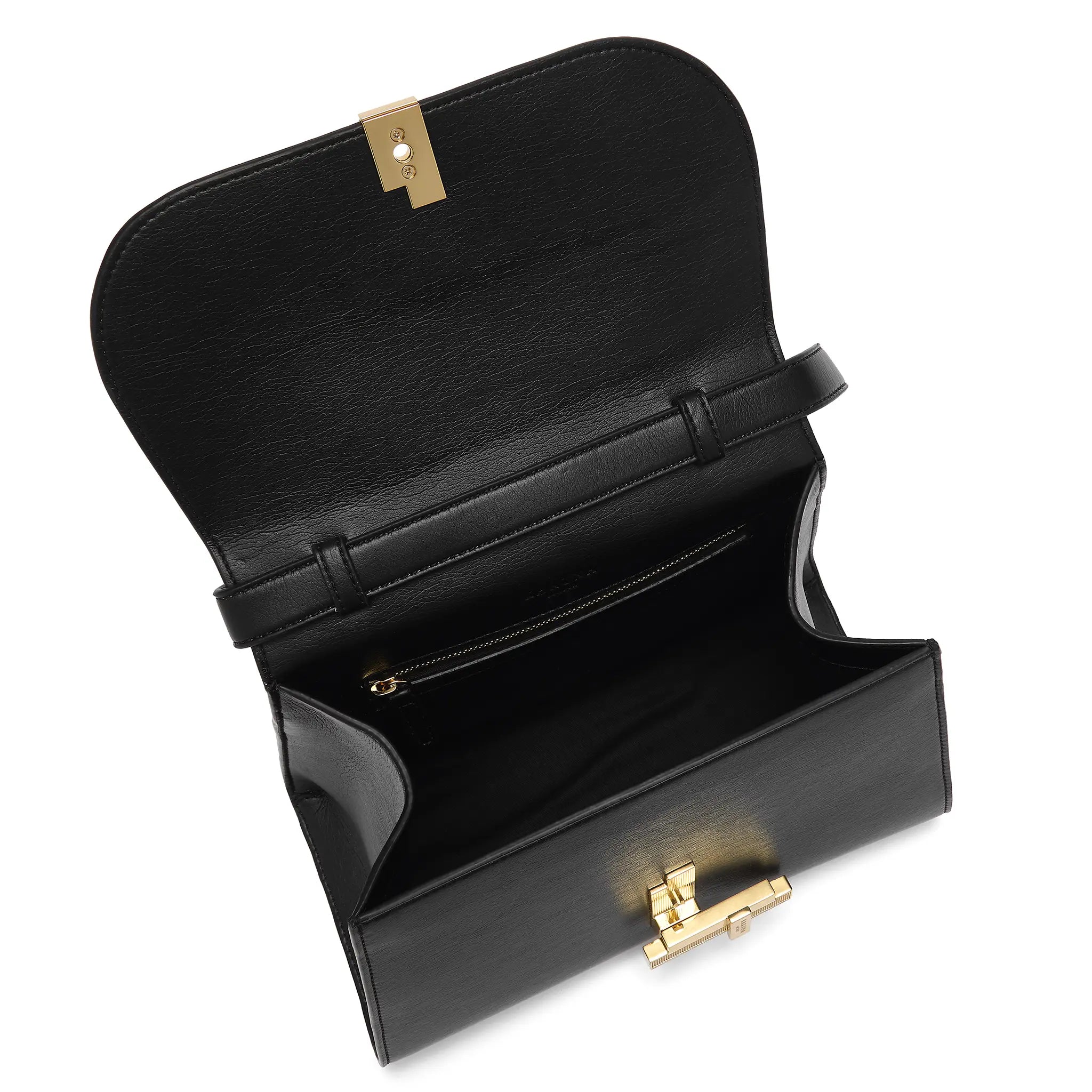 Karuna London Maddox cinnamon top handle inside view