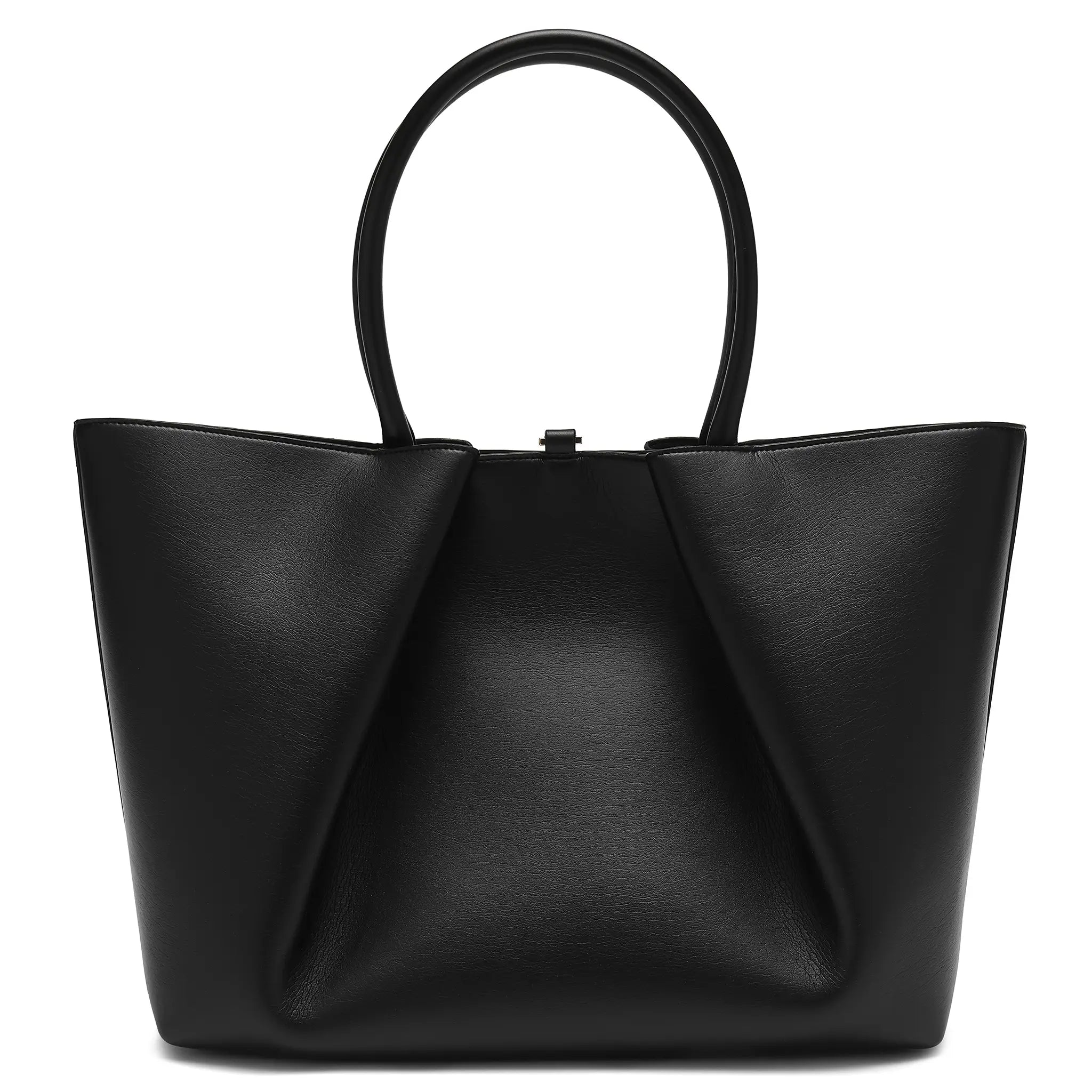 Karuna London Madison black tote bag back view