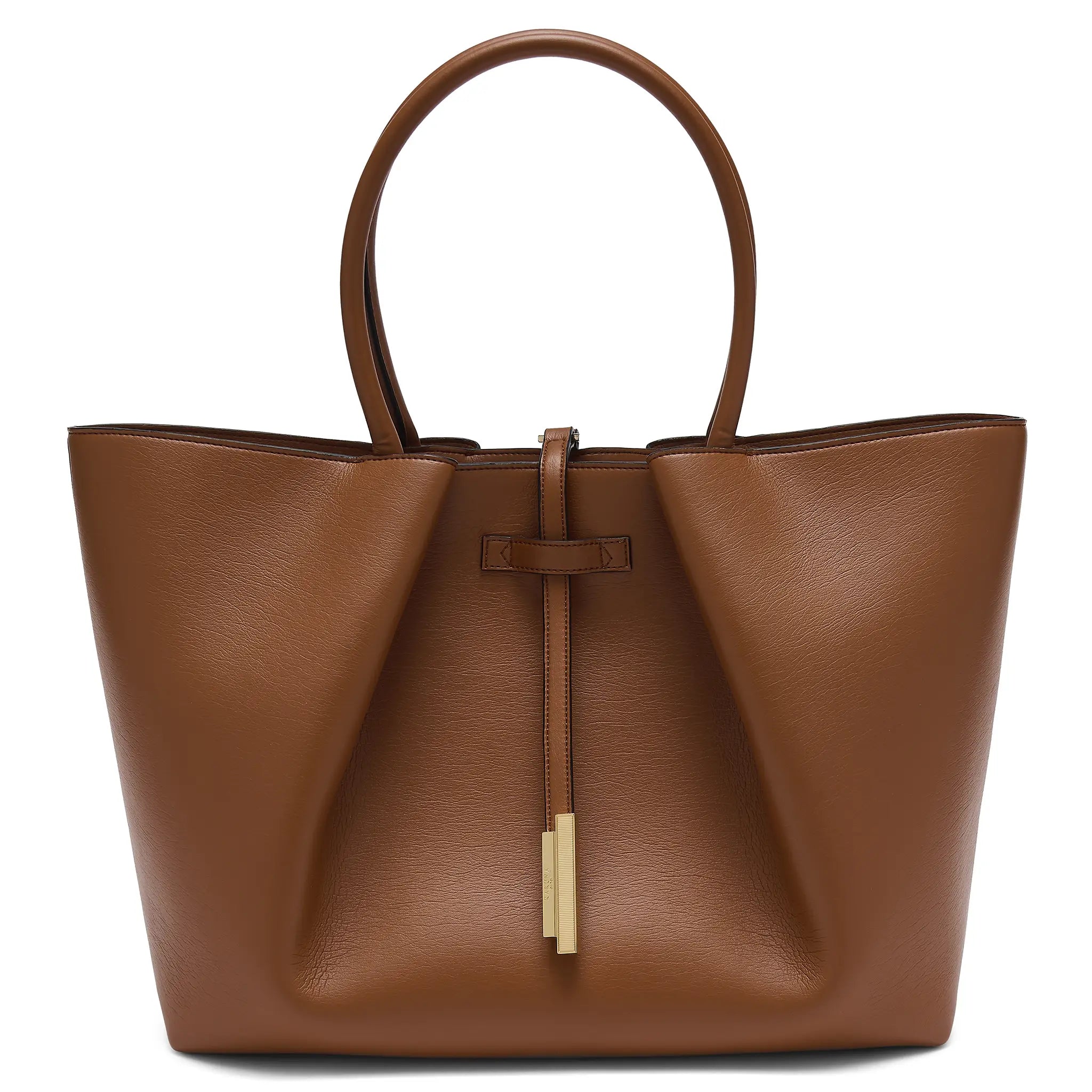 Karuna London Madison cinnamon tote bag front view