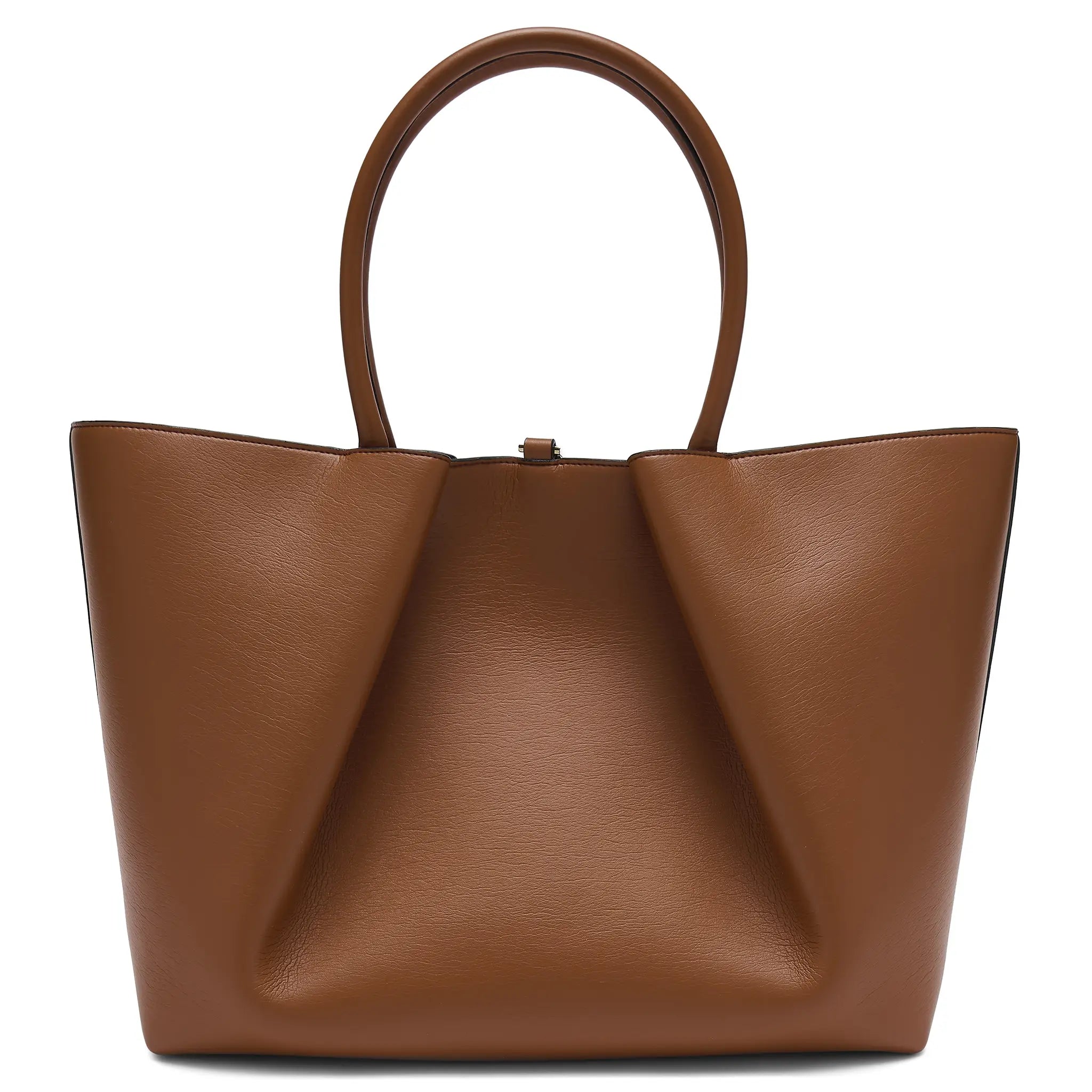 Karuna London Madison cinnamon tote bag back view